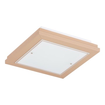 Argon 7267 - Lámpara de techo TABOR 2xE27/15W/230V 32x32 cm beige