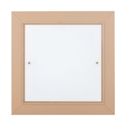 Argon 7267 - Lámpara de techo TABOR 2xE27/15W/230V 32x32 cm beige
