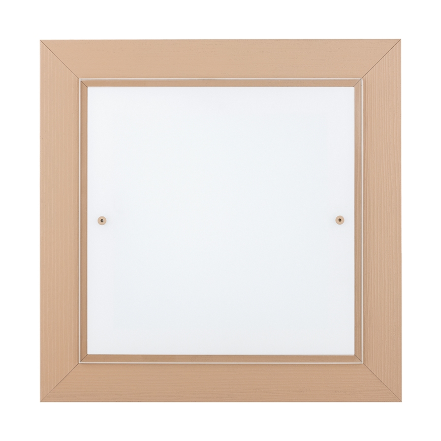 Argon 7267 - Lámpara de techo TABOR 2xE27/15W/230V 32x32 cm beige
