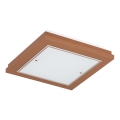 Argon 7268 - Lámpara de techo TABOR 2xE27/15W/230V 32x32 cm terracota
