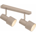 Argon 7294 - Foco orientable DOR 2xE27/15W/230V beige