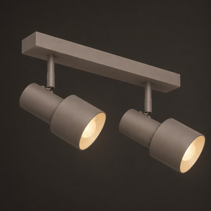Argon 7294 - Foco orientable DOR 2xE27/15W/230V beige