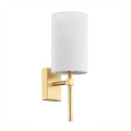 Argon 8034 - Aplique ABRUZZO 1xE14/7W/230V latón/blanco