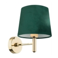 Argon 8105 - Lámpara de pared PONTE 1xE27/15W/230V verde/latón