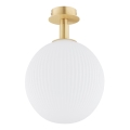 Argon 8505 - Plafón PALOMA 1xE27/15W/230V dorado/blanco