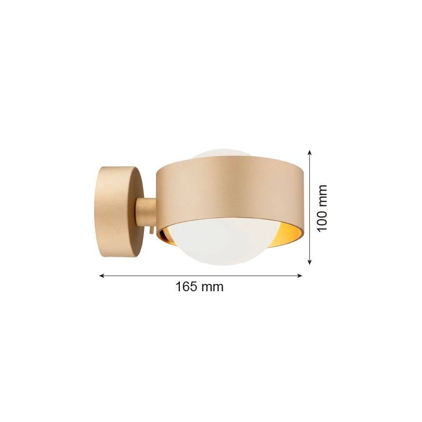 Argon 8567 - Aplique de baño MASSIMO PLUS 1xG9/6W/230V IP44 dorado