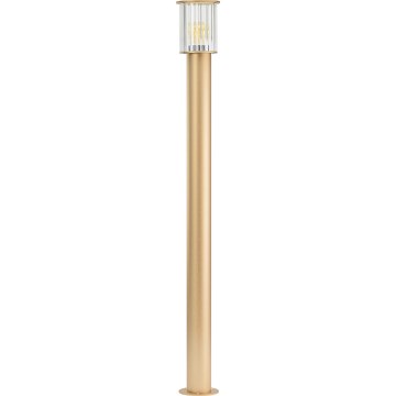 Argon 8754 - Lámpara de exterior NORFOLK 1xE27/15W/230V IP44 124cm dorado