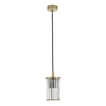 Argon 8755 - Lámpara colgante exterior NORFOLK 1xE27/15W/230V IP44 dorado