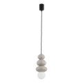 Argon 8786 - Lámpara de araña para baño colgante ORLANDO PLUS 1xG9/6W/230V IP44 gris