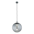 Argon 8830 - Lámpara colgante SACRAMENTO 1xGX53/8W/230V verde/ahumado