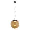 Argon 8831 - Lámpara colgante SACRAMENTO 1xGX53/8W/230V marrón/ahumado