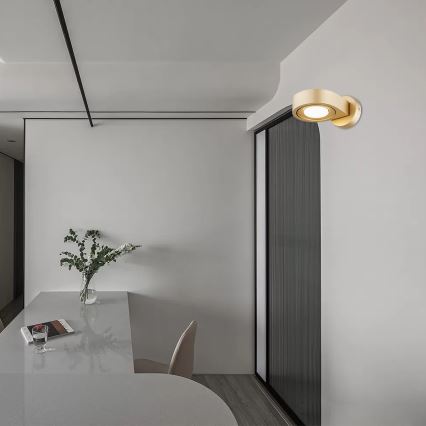 Argon 8899 - Aplique de pared LOTUS 1xGX53/12W/230V dorado