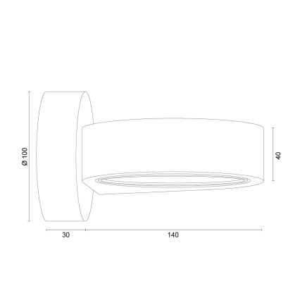 Argon 8899 - Aplique de pared LOTUS 1xGX53/12W/230V dorado