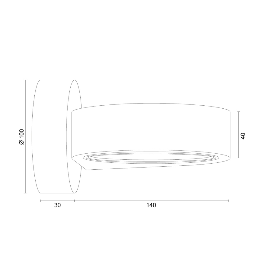 Argon 8899 - Aplique de pared LOTUS 1xGX53/12W/230V dorado