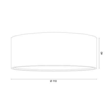 Argon 8903 - Lámpara de techo ELORA 1xGX53/7W/230V Ø 11 cm dorada