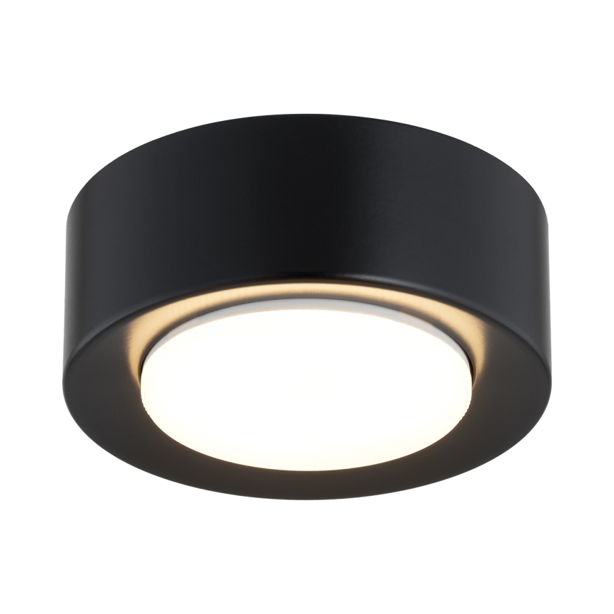 Argon 8905 - Lámpara de techo ELORA 1xGX53/7W/230V, diámetro 11 cm, color negro