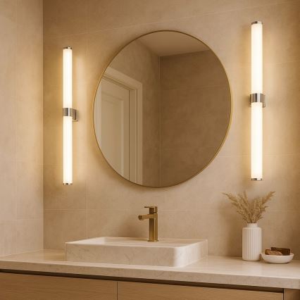 Argon 8925 - Iluminación LED para espejo de baño BATUMI LED/24W/230V 3000K IP44 cromo brillante