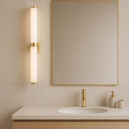 Argon 8926 - Iluminación LED para espejo de baño BATUMI LED/24W/230V 3000K IP44 acabado dorado