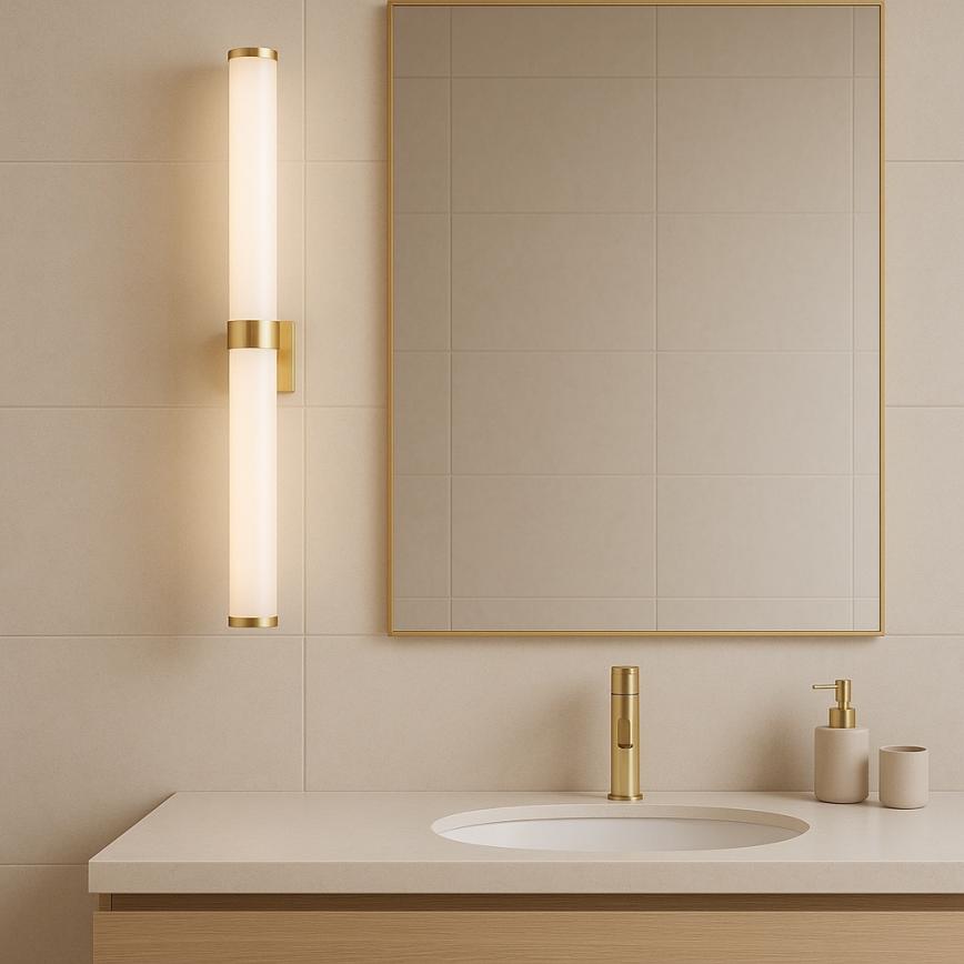 Argon 8926 - Iluminación LED para espejo de baño BATUMI LED/24W/230V 3000K IP44 acabado dorado