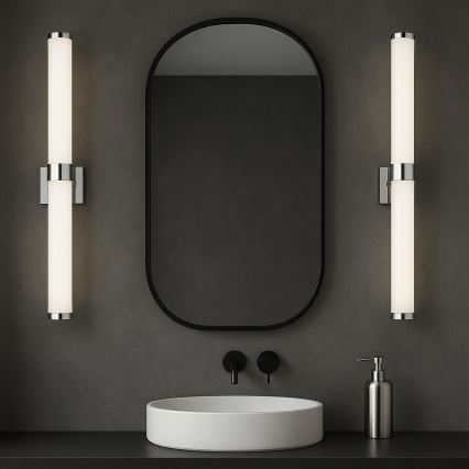Argon 8928 - Iluminación LED para espejo BATUMI LED/24W/230V 3000K IP44 cromo mate