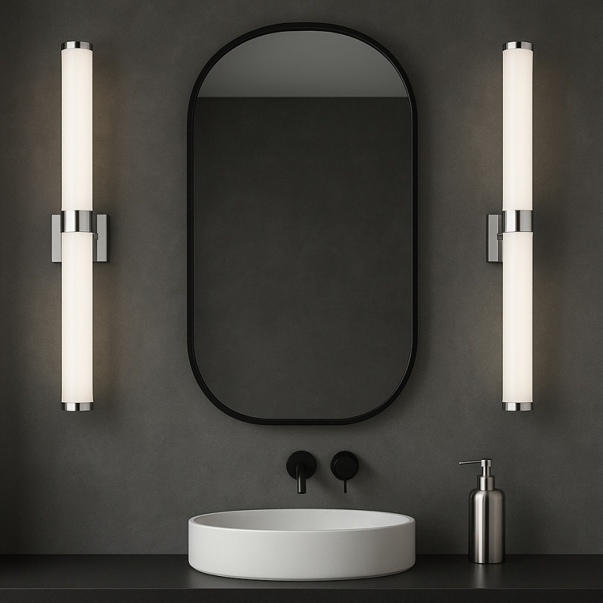 Argon 8928 - Iluminación LED para espejo BATUMI LED/24W/230V 3000K IP44 cromo mate