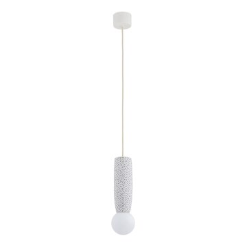 Argon 8938 - Lámpara colgante con cable BOLL 1xG9/6W/230V blanca
