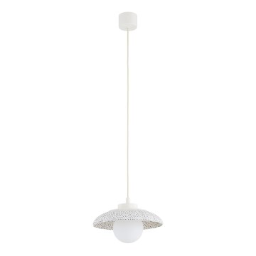 Argon 8947 - Lámpara colgante BOLL con cable 1xG9/6W/230V blanca