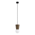 Argon 8952 - Lámpara colgante para baño con cable VOLANTE 1xG9/6W/230V IP44 marrón