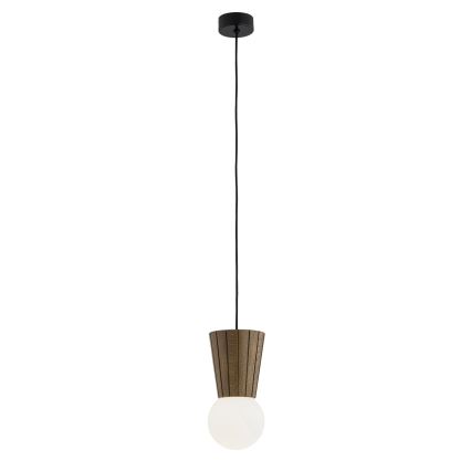 Argon 8952 - Lámpara colgante para baño con cable VOLANTE 1xG9/6W/230V IP44 marrón