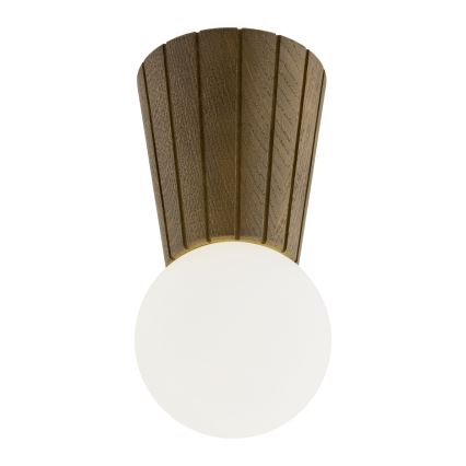 Argon 8974 - Lámpara de techo para baño VOLANTE 1xG9/6W/230V IP44, Ø 12 cm, marrón