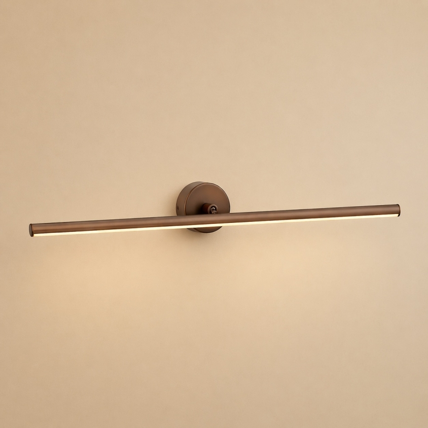 Argon 8995 - Aplique LED para cuadros MIRI LED/10,8W/230V 3000K 60 cm marrón