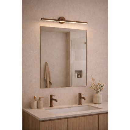 Argon 8997 - Lámpara LED para cuadros MIRI LED/18W/230V 3000K 100 cm marrón