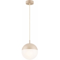 Argon 9001 - Lámpara colgante de exterior con cable LIV 1xE27/15W/230V IP44 beige