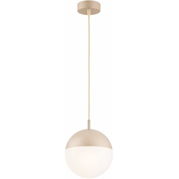 Argon 9001 - Lámpara colgante de exterior con cable LIV 1xE27/15W/230V IP44 beige