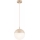 Argon 9001 - Lámpara colgante de exterior con cable LIV 1xE27/15W/230V IP44 beige