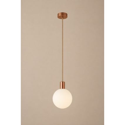 Argon 9006 - Lámpara colgante de exterior con cable ORE 1xG9/6W/230V acabado en cobre