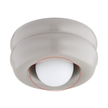 Argon - Cristal de repuesto para luminaria TEVO G9, Ø 19 cm