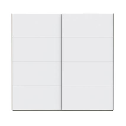 Armario con espejo KARO 220x210 cm blanco