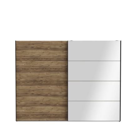 Armario con espejo OREN 270x210 cm, roble artisan