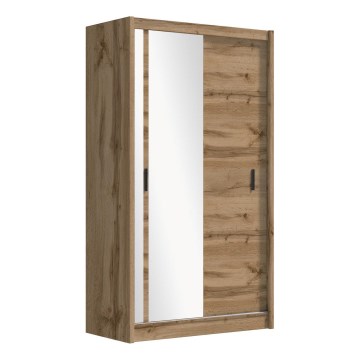 Armario con espejo SABRINA 150x215 cm roble woltan