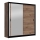 Armario con espejo SABRINA 180x215 cm roble craft