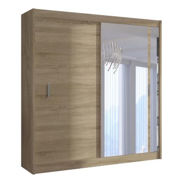 Armario con espejo SABRINA 203x215 cm roble sonoma