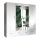 Armario con espejo SANNA 200x215 cm blanco
