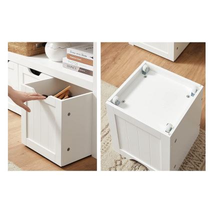 Armario con estantes SORELL blanco