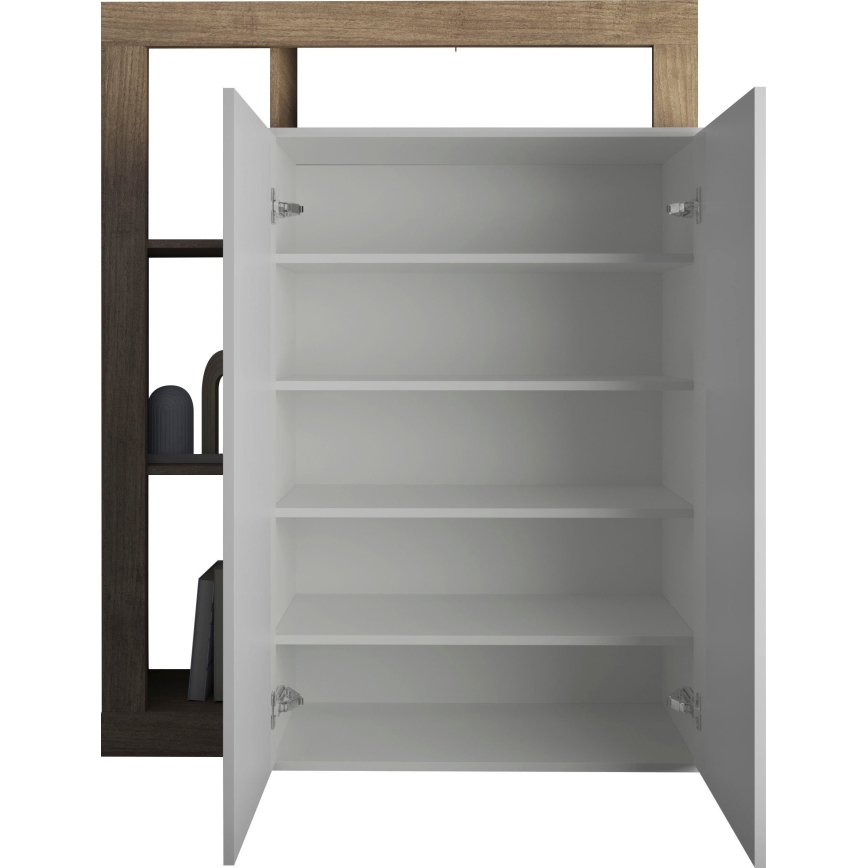 Armario LENOR blanco/roble claro