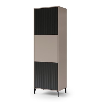 Armario RONJA taupe/negro