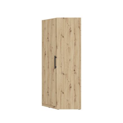 Armario ropero esquinero MARO 94x213 cm roble Artisan