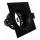 Aro embellecedor para luminaria empotrada GU10 8,6x8,6 cm, negro