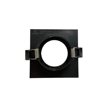 Aro embellecedor para luminaria empotrada GU10 8,6x8,6 cm, negro