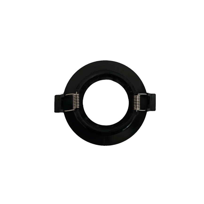Aro para luminaria empotrada GU10, diámetro 8,6 cm, negro